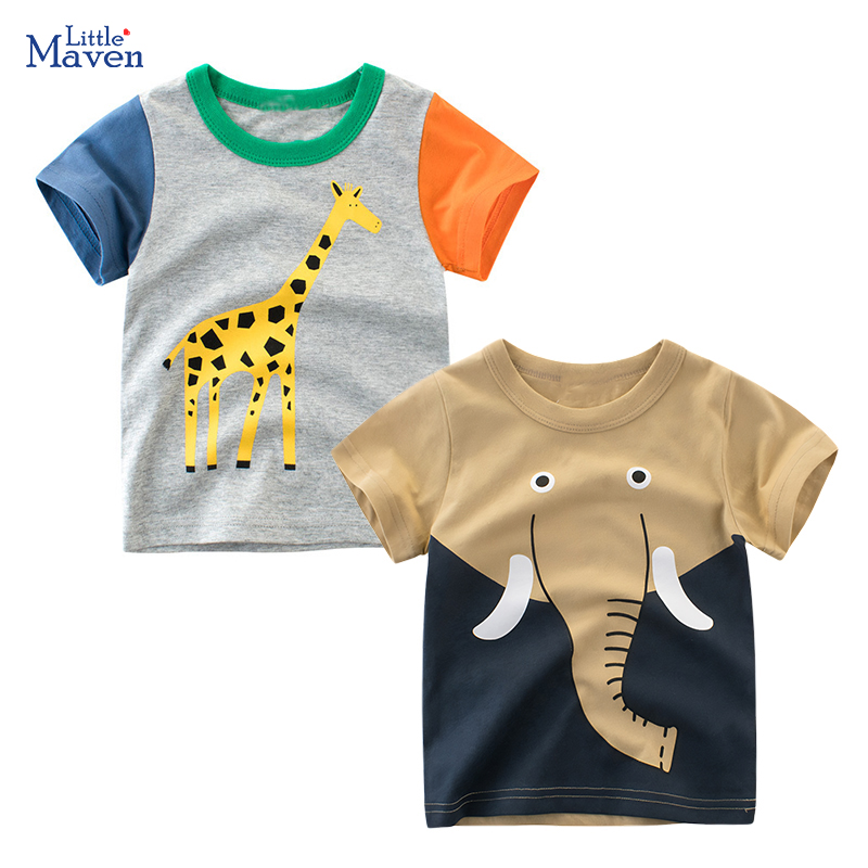 Baby Clothing Elephant - Little maven-Économie d'été pour bébés garçons,