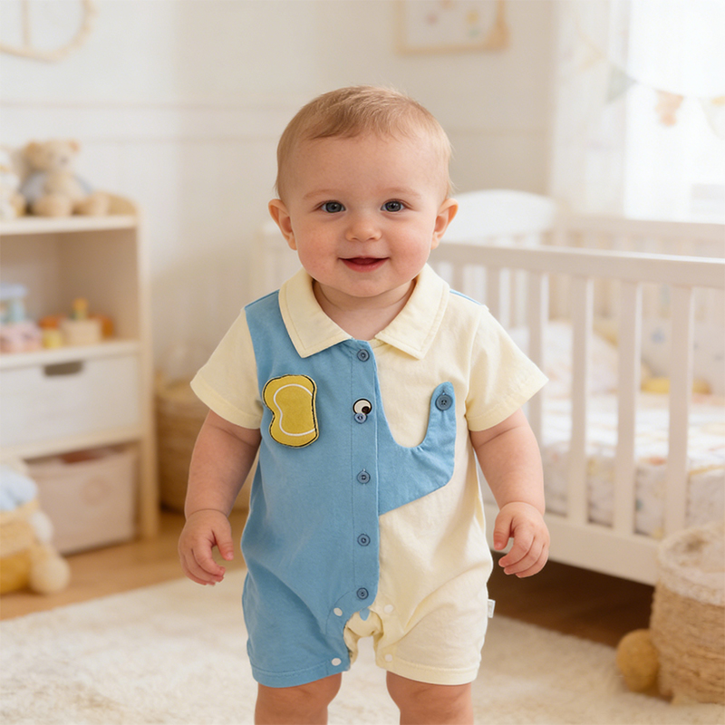 Baby Clothing Elephant - Combinaison d'été pour bébé garçon à