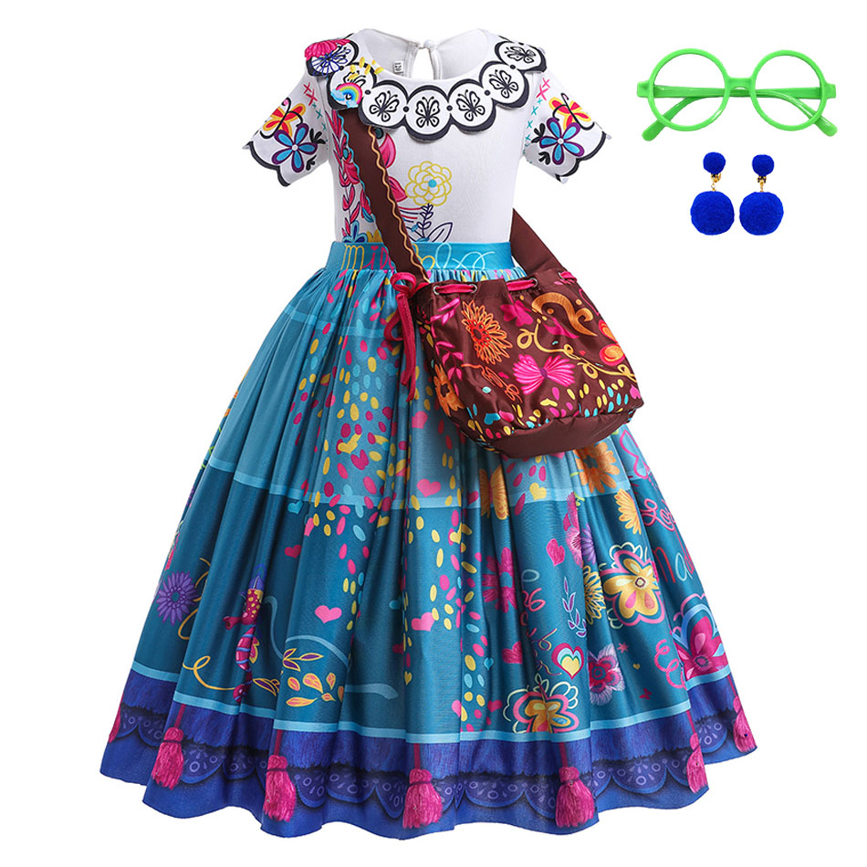 Baby Q Clothing - Filles princesse Costume enfants Encanto Halloween