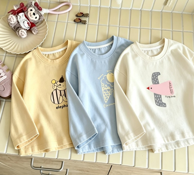 Baby Clothing Elephant - T-shirt à manches longues pour bébé,