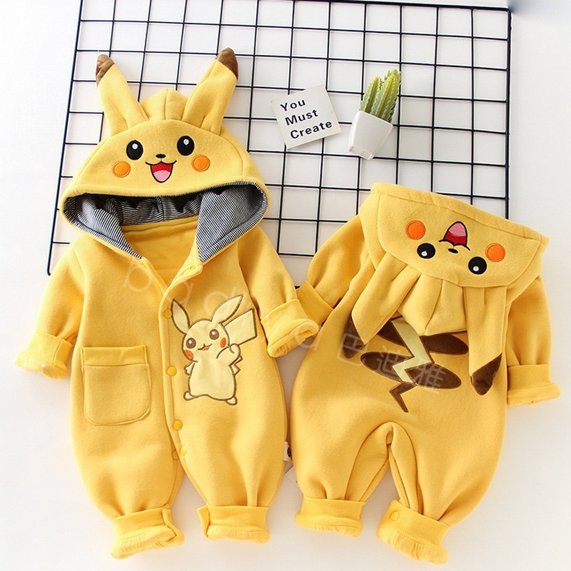 Baby Clothing Newborn - Pyjama Bébé Cartoon Pokémon Nouveau-né Mignon