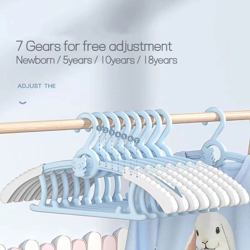 Baby Clothing Hangers - 10 cintres extensibles antidérapants pour vêtements