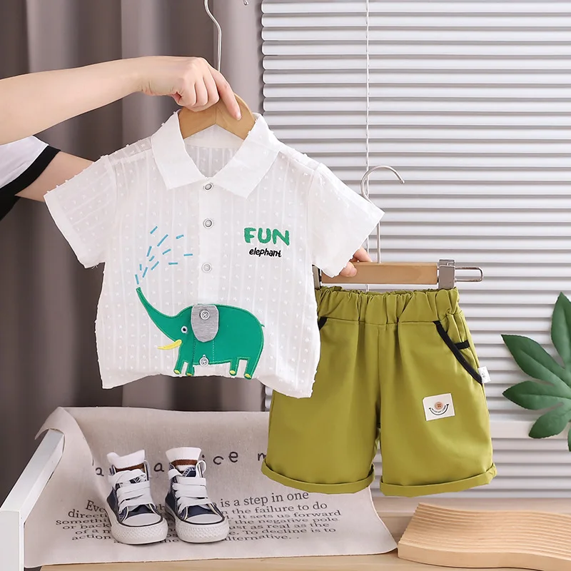Ensemble 2 pièces été 2026 pou - Baby Clothing Elephant avis et prix