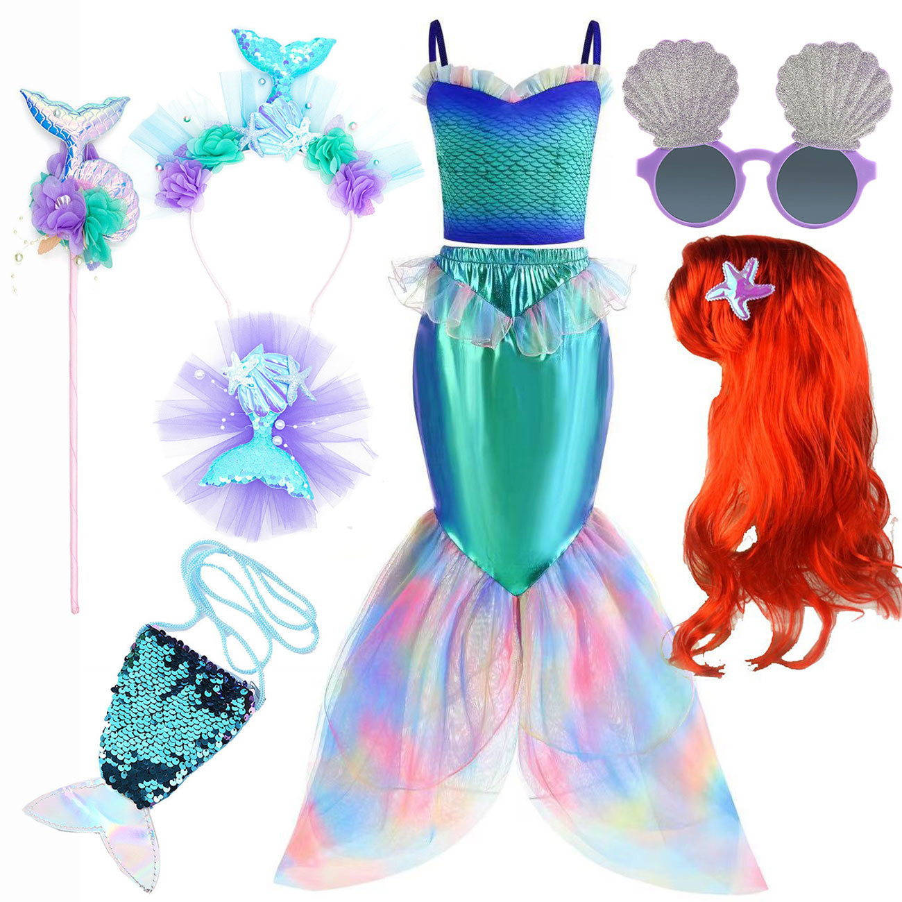 Disney sirène habiller Costume - Baby Q Clothing avis et prix