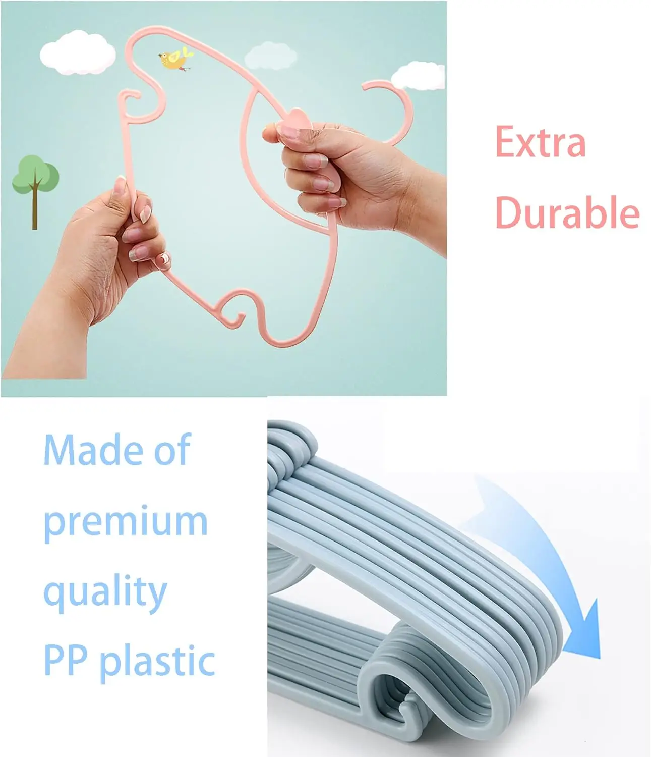 Porte-vêtements pour bébés en  - Baby Clothing Hangers avis et prix