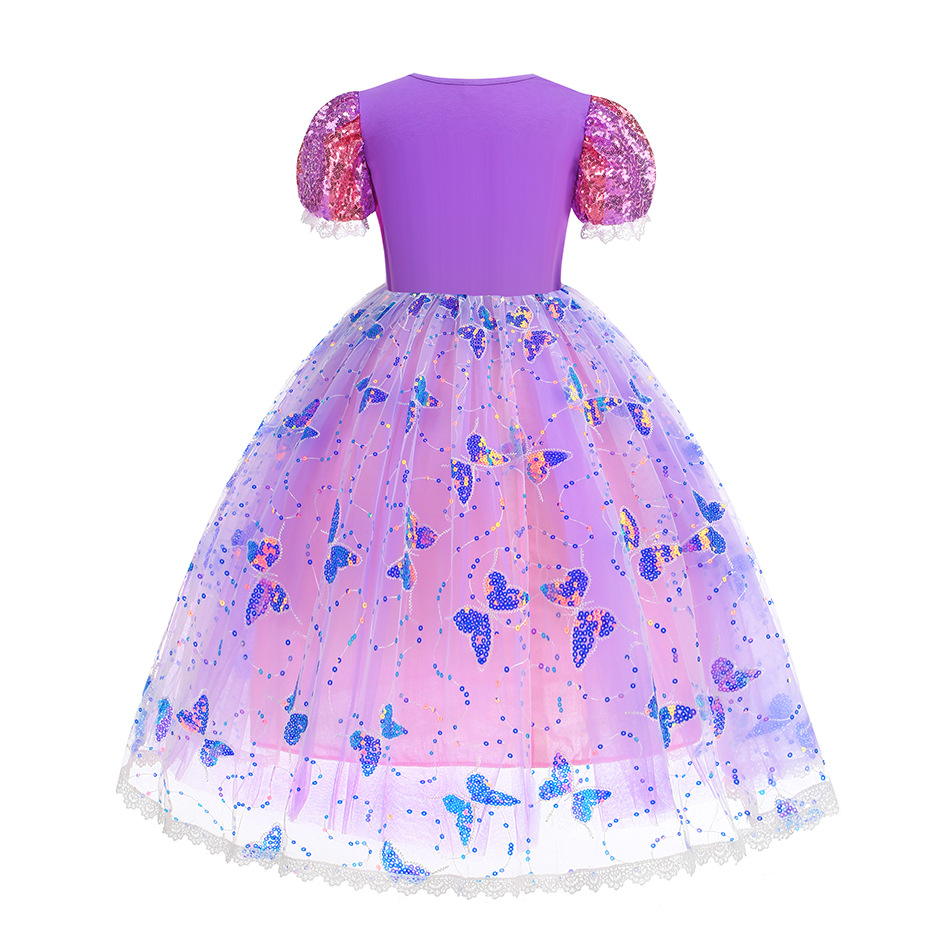 Robe raiponce pour filles, lum - Baby Q Clothing avis et prix
